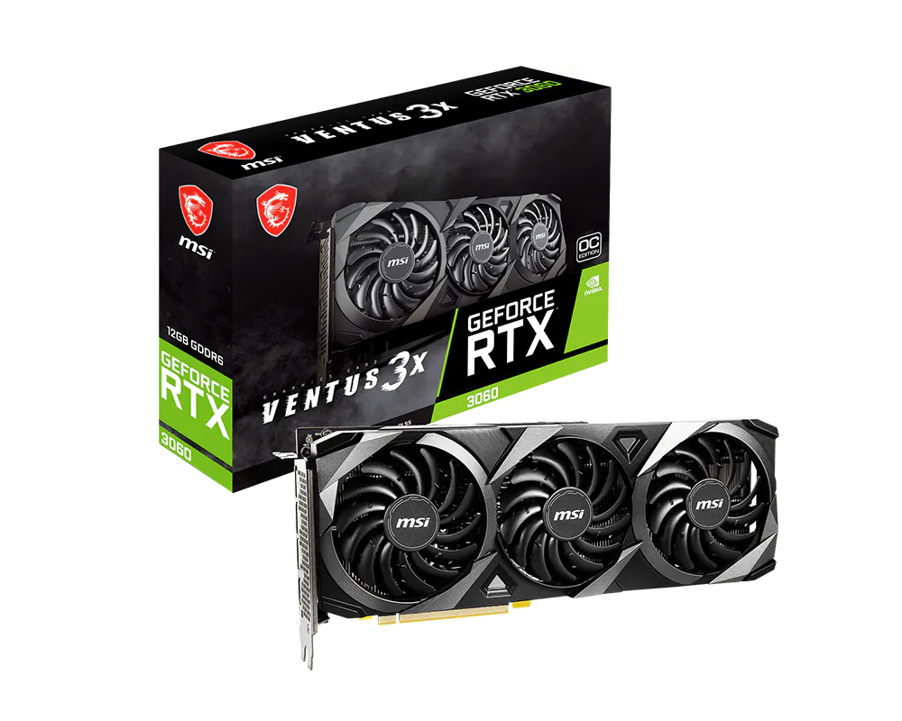 MSI GeForce RTX 3060 VENTUS 3X 12G OC